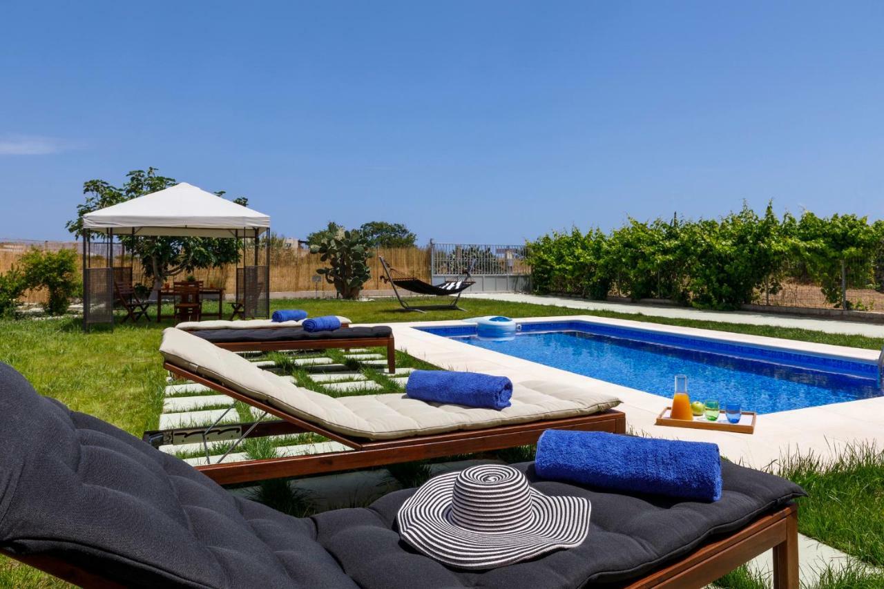 Summer Breeze Villa Afantou Bagian luar foto