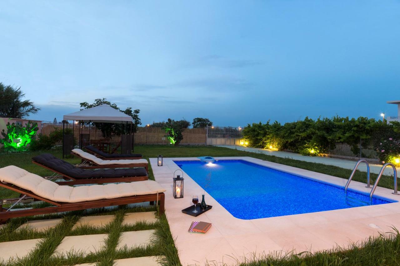 Summer Breeze Villa Afantou Bagian luar foto